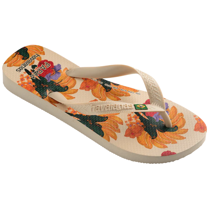 Chinelo Havaianas x Farm Maritacas