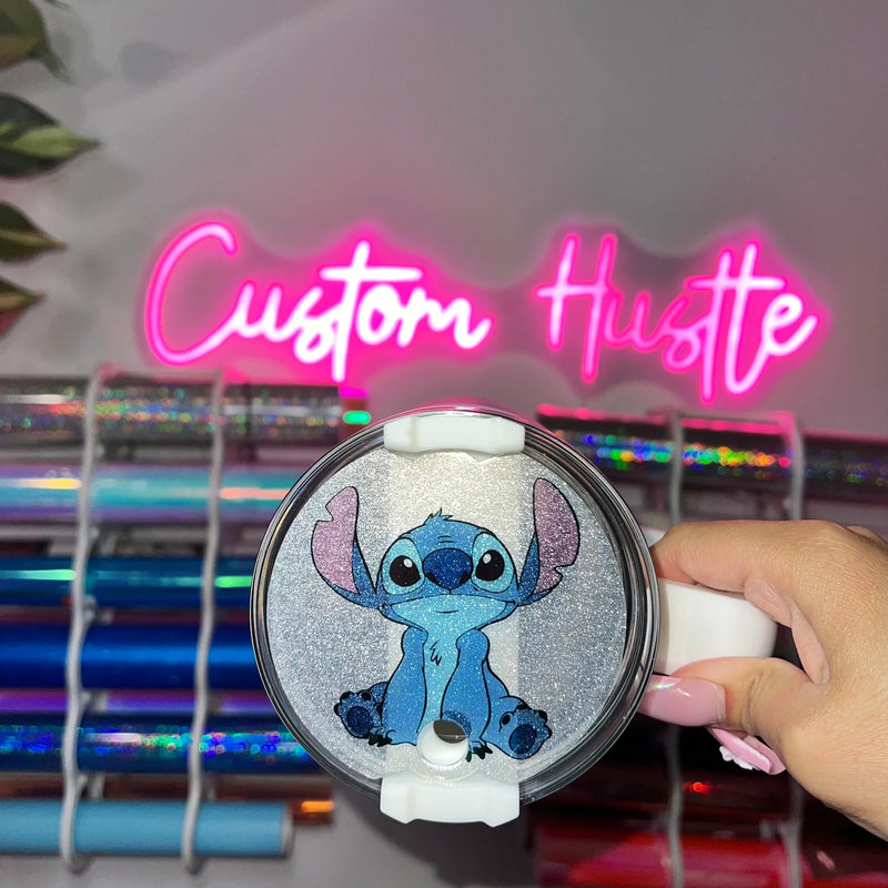 Copo de 1L Stitch que brilha no escuro