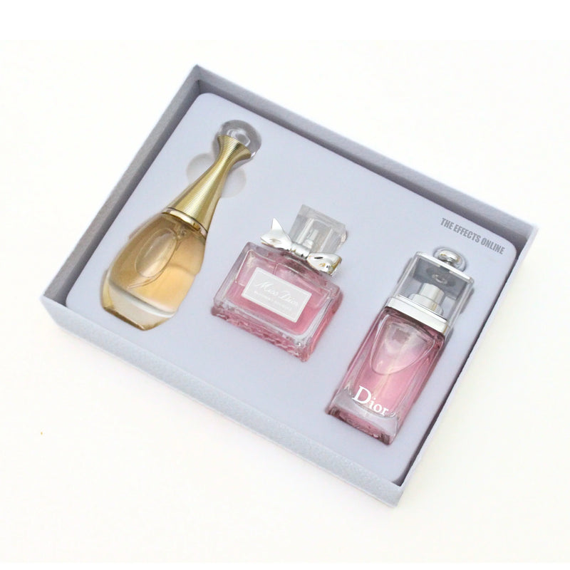 Conjunto de 3 perfumes Dior - Melhor presente