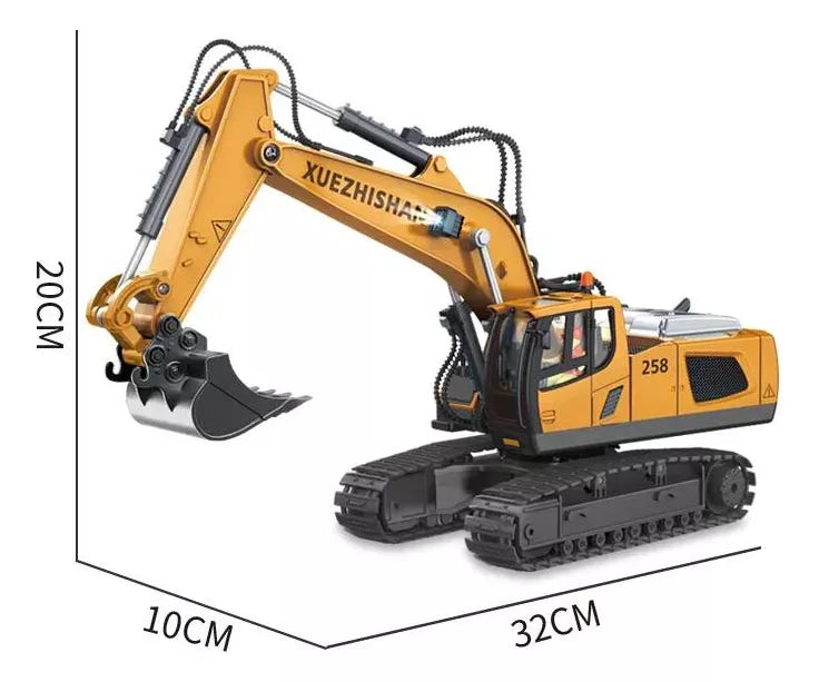 Miniatura Escavadeira Controle Remoto Escala 1:20 Bc1035